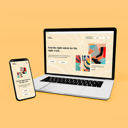 creative database mockup