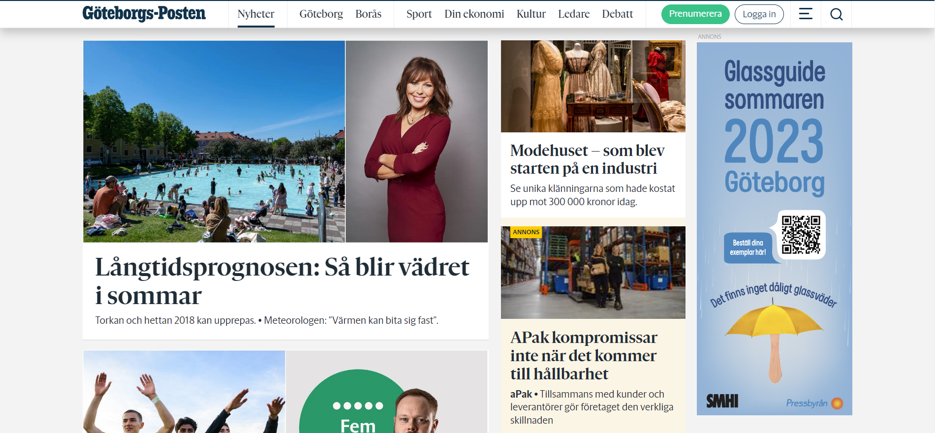 Glassguiden ad website