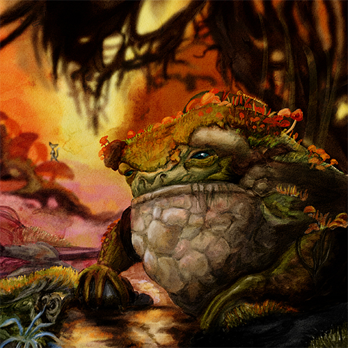 illustration of a toad