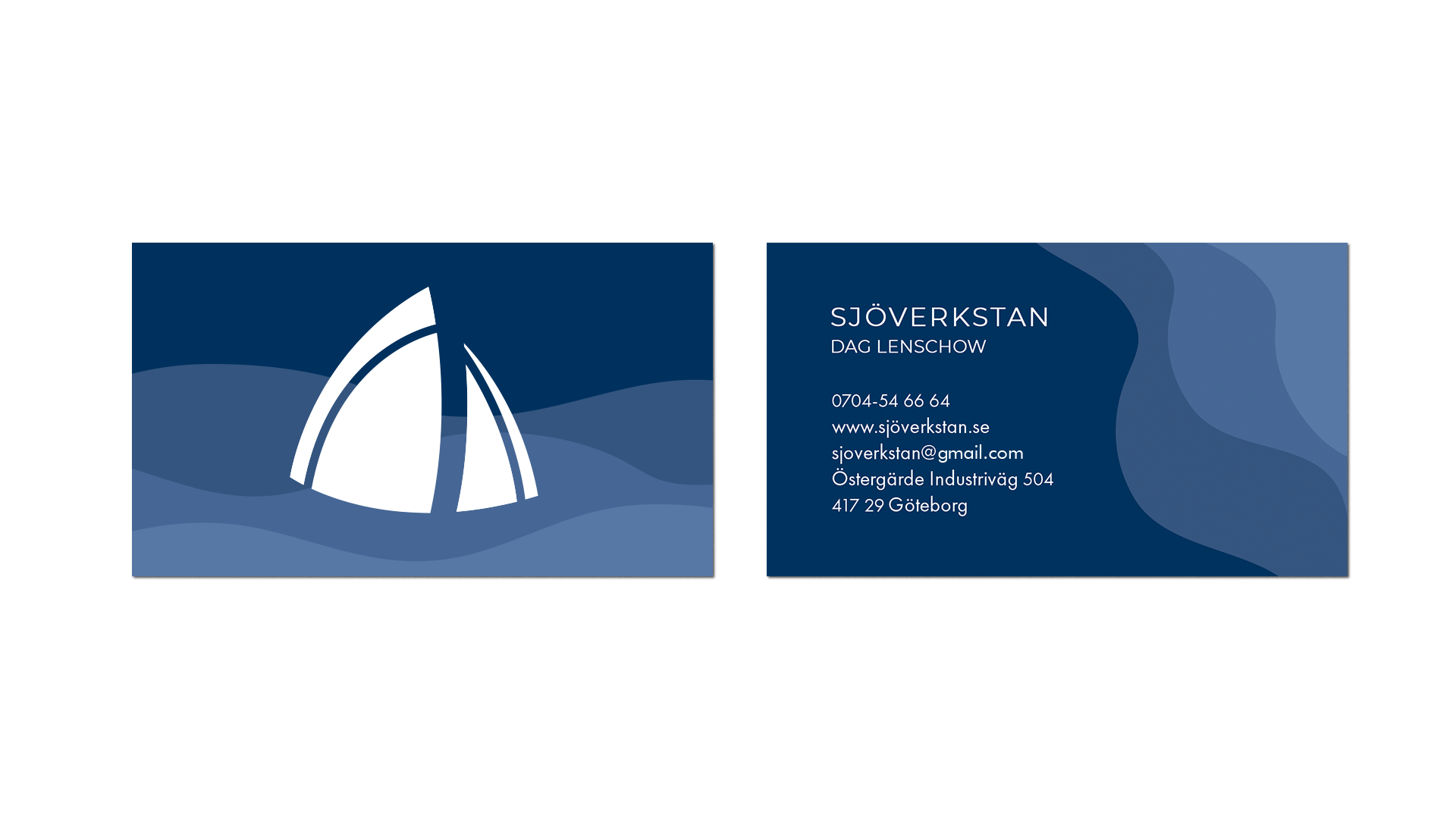 Business Card Front and Back mockup