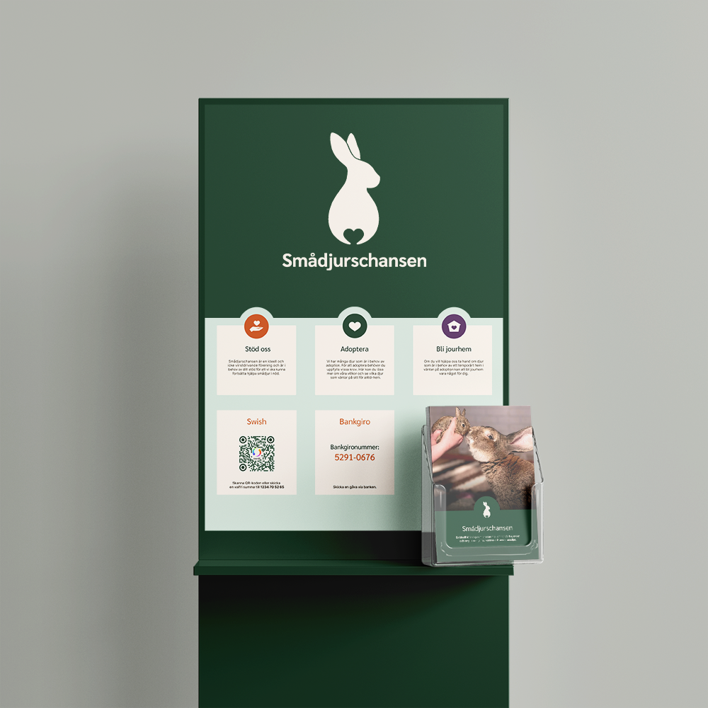 Mockup of A5 sized flyer