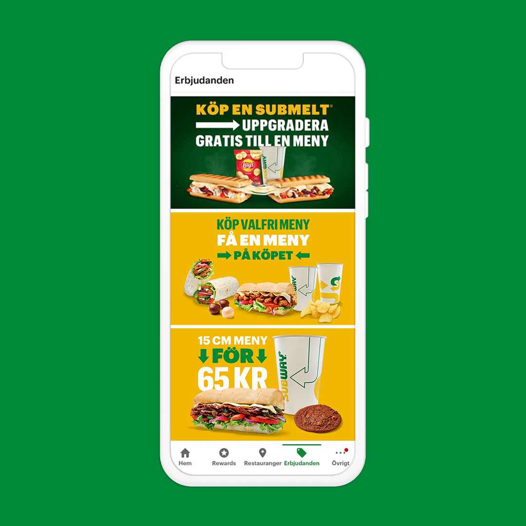 Subway App Coupons
