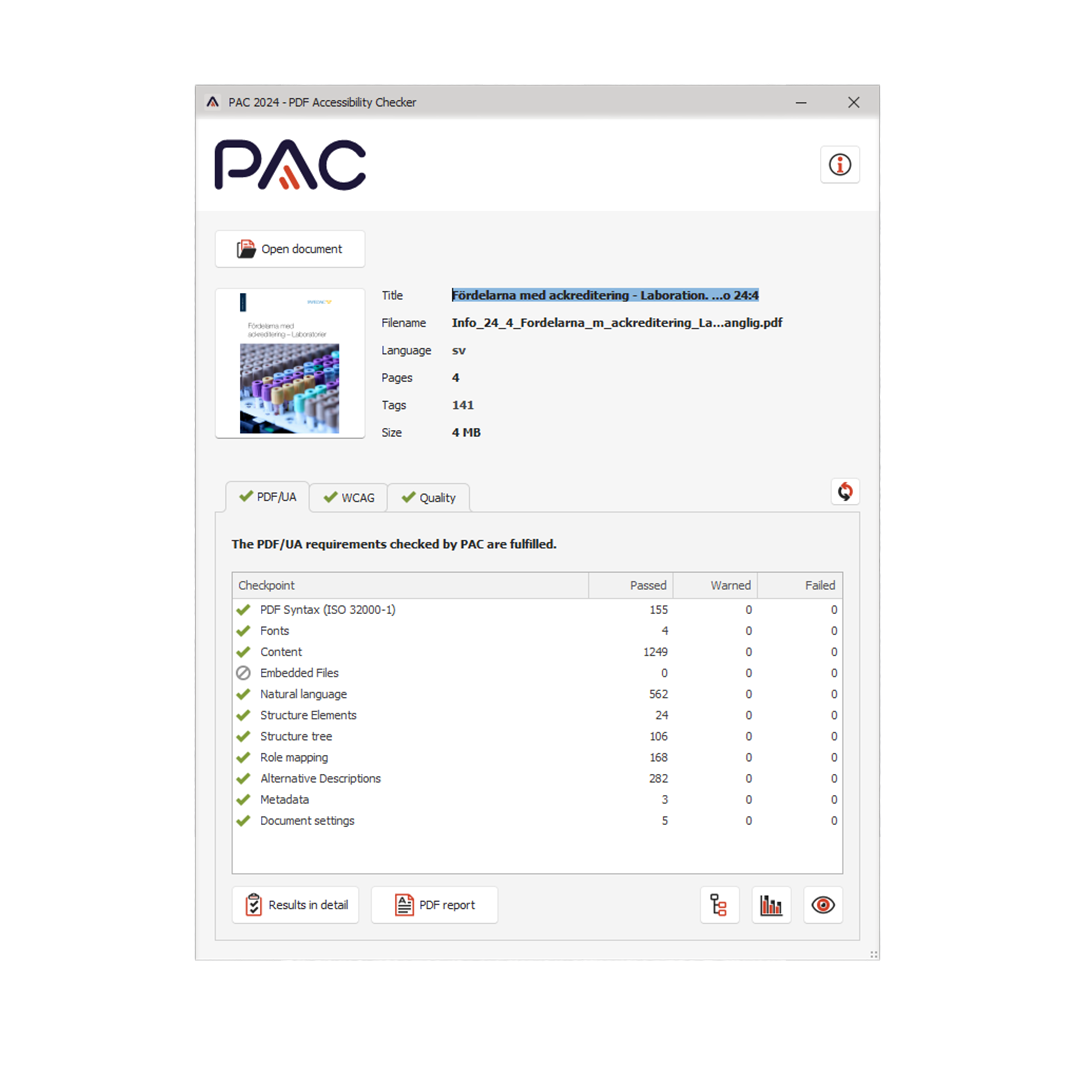 Programmatic Accessibility Checker